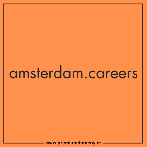 Analýza premium domény amsterdam.careers