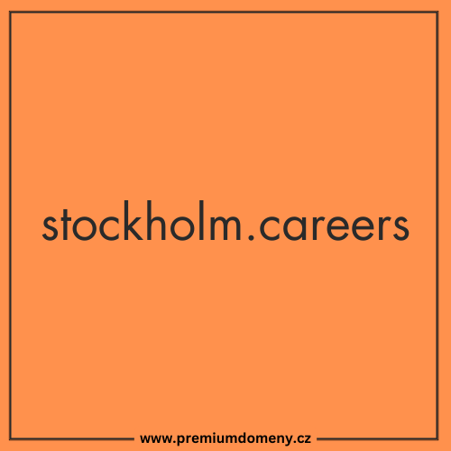Analýza premium domény stockholm.careers