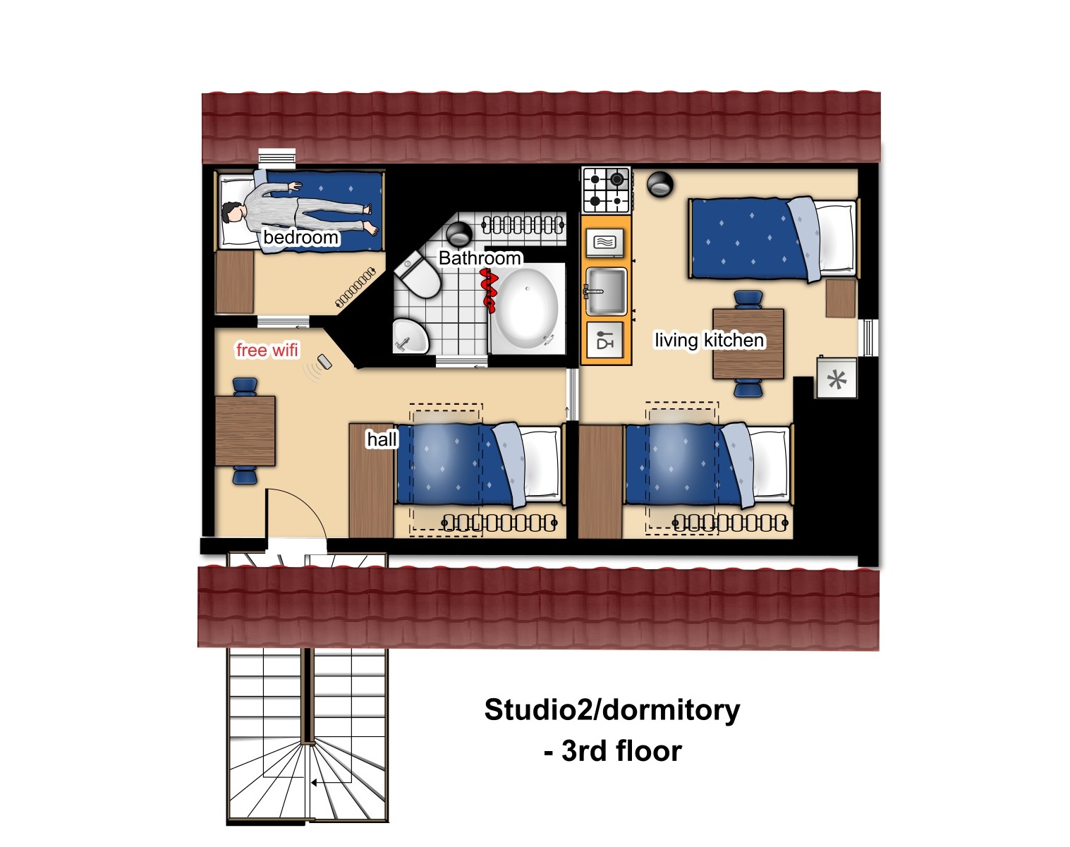 Holiday Apartments Studio 2