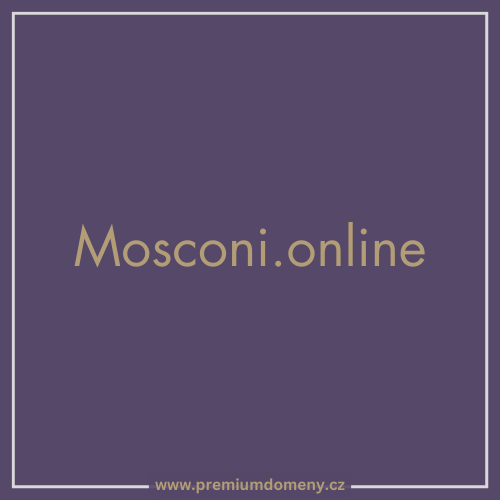Doména Mosconi.online