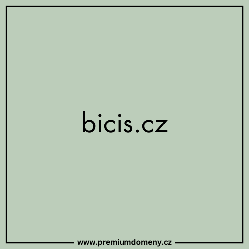 Analýza premium domény bicis.cz