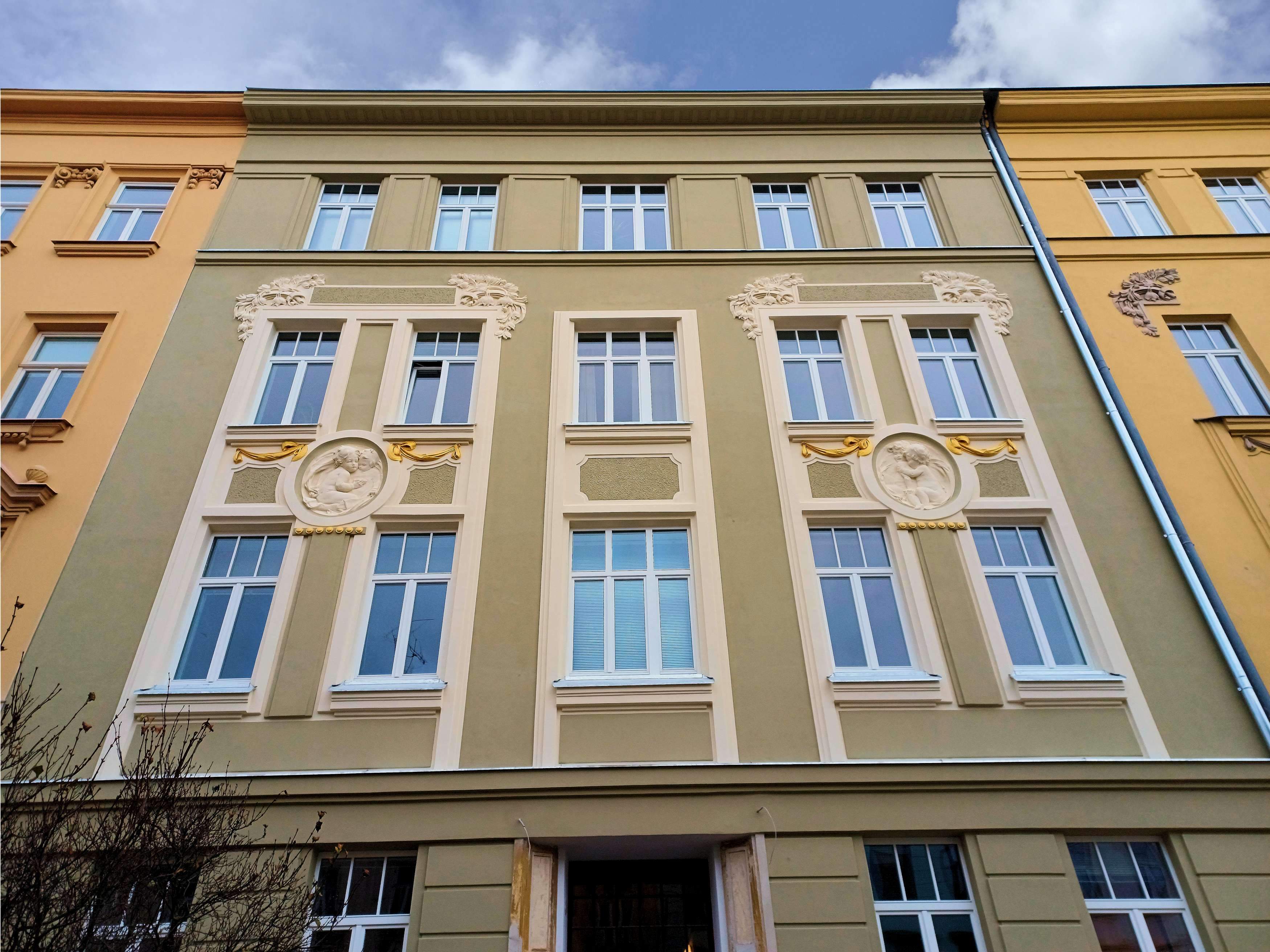 Obnova, oprava ulič. historické fasády Tábor 10, Brno