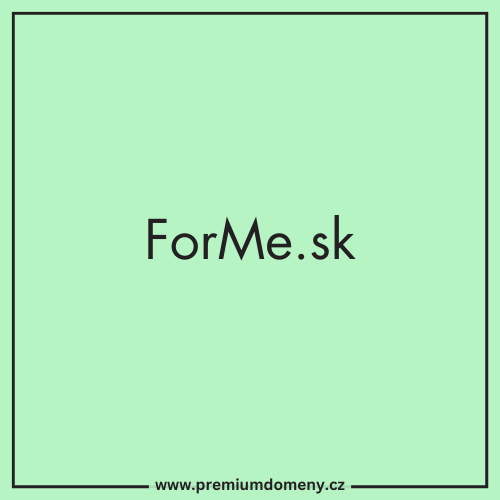 Doména ForMe.sk