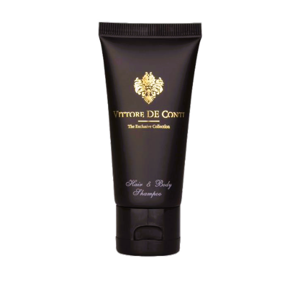 Hotel Hair and Body Shampoo, tube, 40 ml - Vittore De Conti
