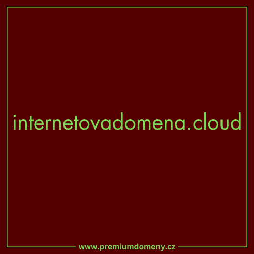 Doména internetovadomena.cloud