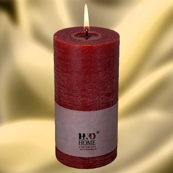 Luxury Candle, Red Color, 60 Hours Burning Time