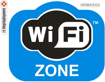 Wi-Fi Zone - 19 x 16 cm