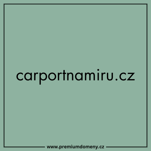 Doména carportnamiru.cz + .online +.eu