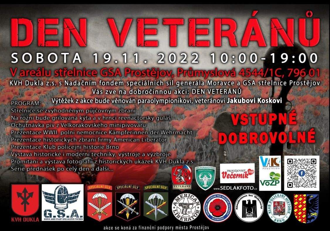 Pozvánka na Den veteránů dne 19.11.2022