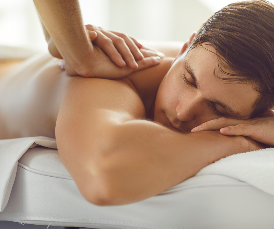 Relaxační masáž zadní části těla