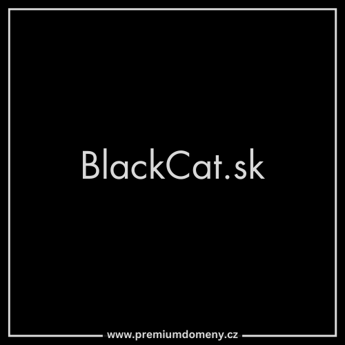 Doména BlackCat.sk