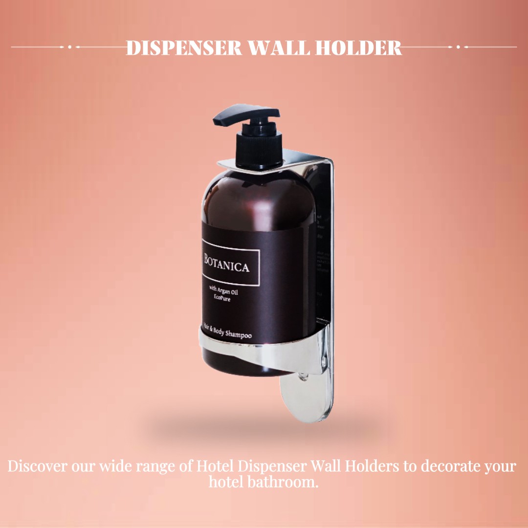 hotel cosmetic wall holder,wall holders for hotel cosmetics,wall holder for dispensers,hotel bathroom wall holder,luxury cosmetic wall holder,wall mountaining for cosmetics,hotel amenities