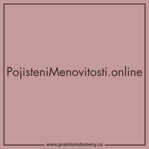 Doména PojisteniMenovitosti.online