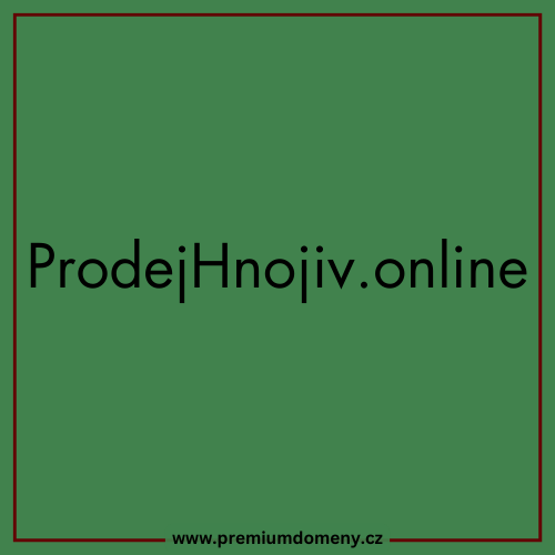 Doména ProdejHnojiv.online