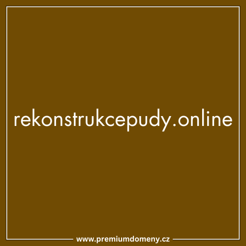 Doména rekonstrukcepudy.online