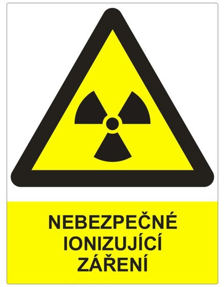 Nebezpečné ionizující záření - 26 x 20 cm