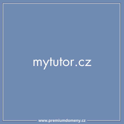 Doména mytutor.cz