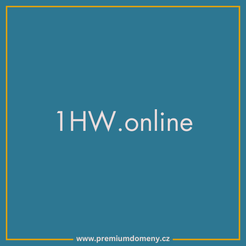 Doména 1HW.online