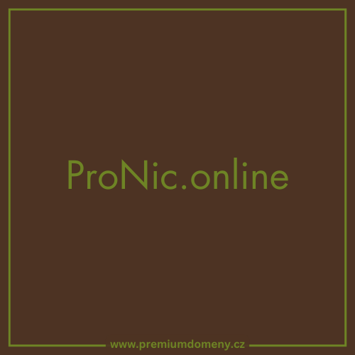 Doména ProNic.online