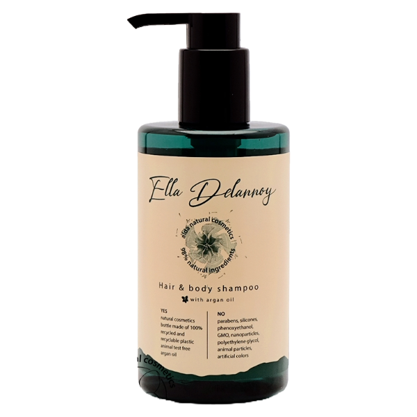 Hotel Shampoo Hair and Body, dispenser, 310 ml - Ella Delannoy