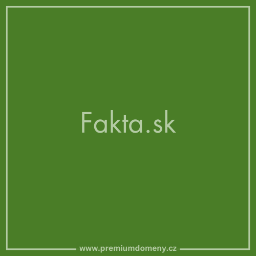 Doména Fakta.sk